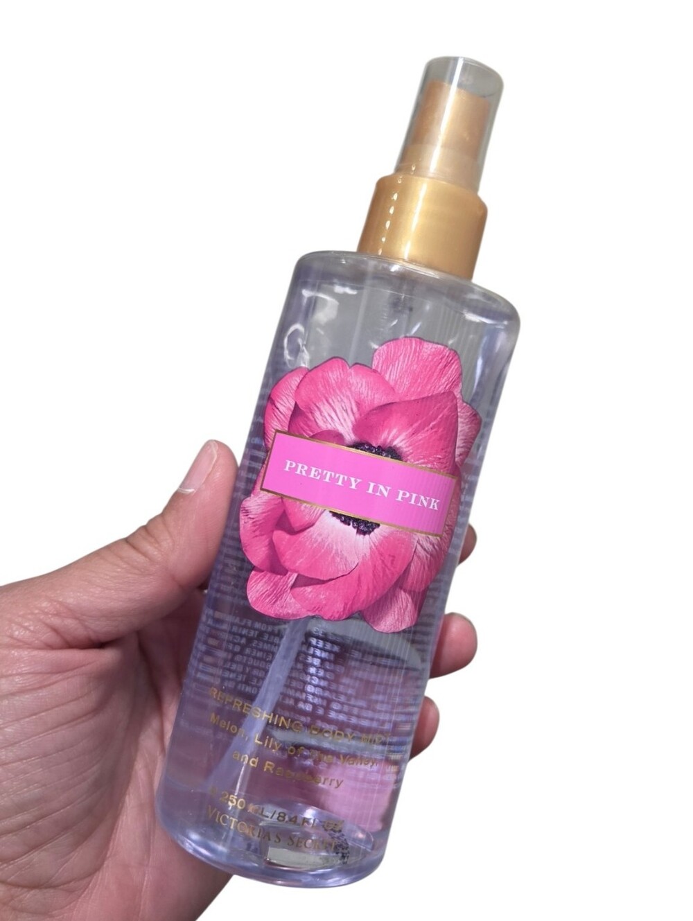 Victorias Secret Pretty In Pink Scented Body Mist Used